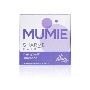 Натуральный твердый шампунь Sharme Hair Mumie для активизации роста волос, 50 г 4